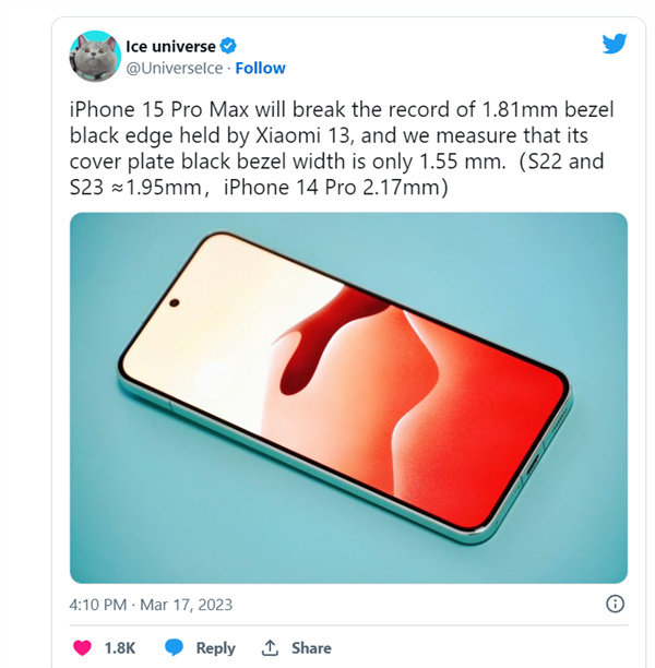 娛樂城：iPhone 15 Pro Max CAD外觀渲染圖曝光：最窄1.5mm將打破紀錄
