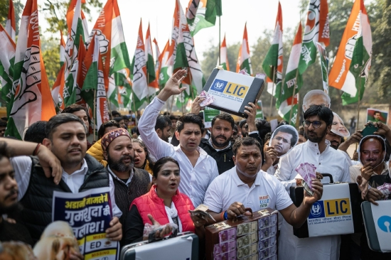 印度反对党称莫迪政府害怕在议会辩论阿达尼事件